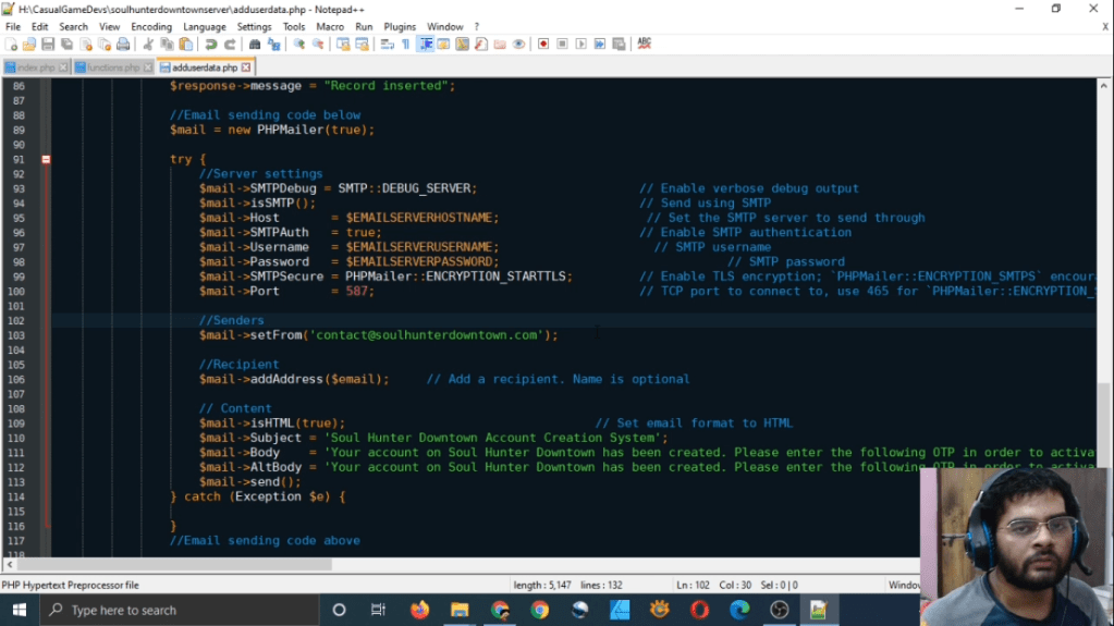 Gdevelop Casual Game Development Stream Part 24 [Generate OTP And Send&nbsp;Emails]
