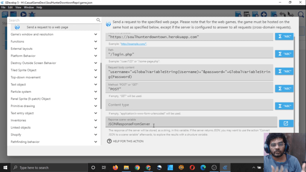Gdevelop Casual Game Development Stream Part 35 [Parse JSON Data In&nbsp;Gdevelop]