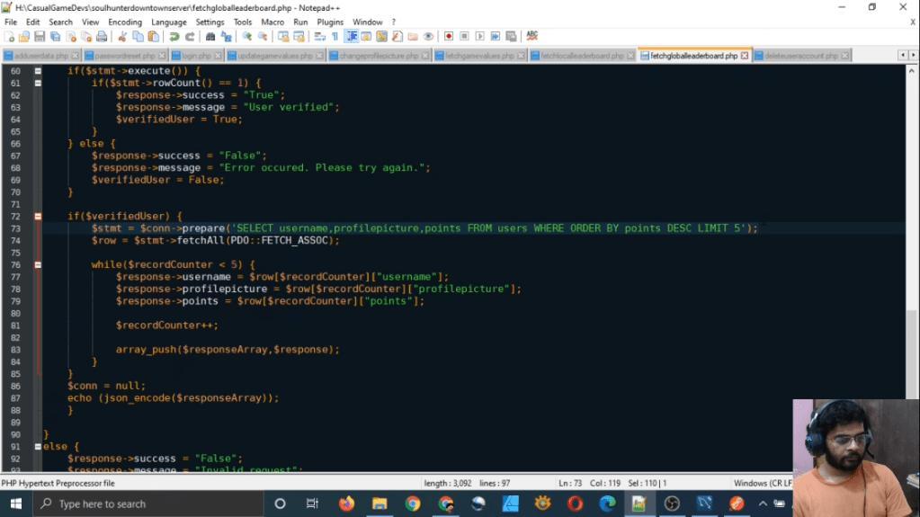 Gdevelop Casual Game Development Stream Part 30 [Scripts To Fetch Global Leader Board & Delete&nbsp;Acct]