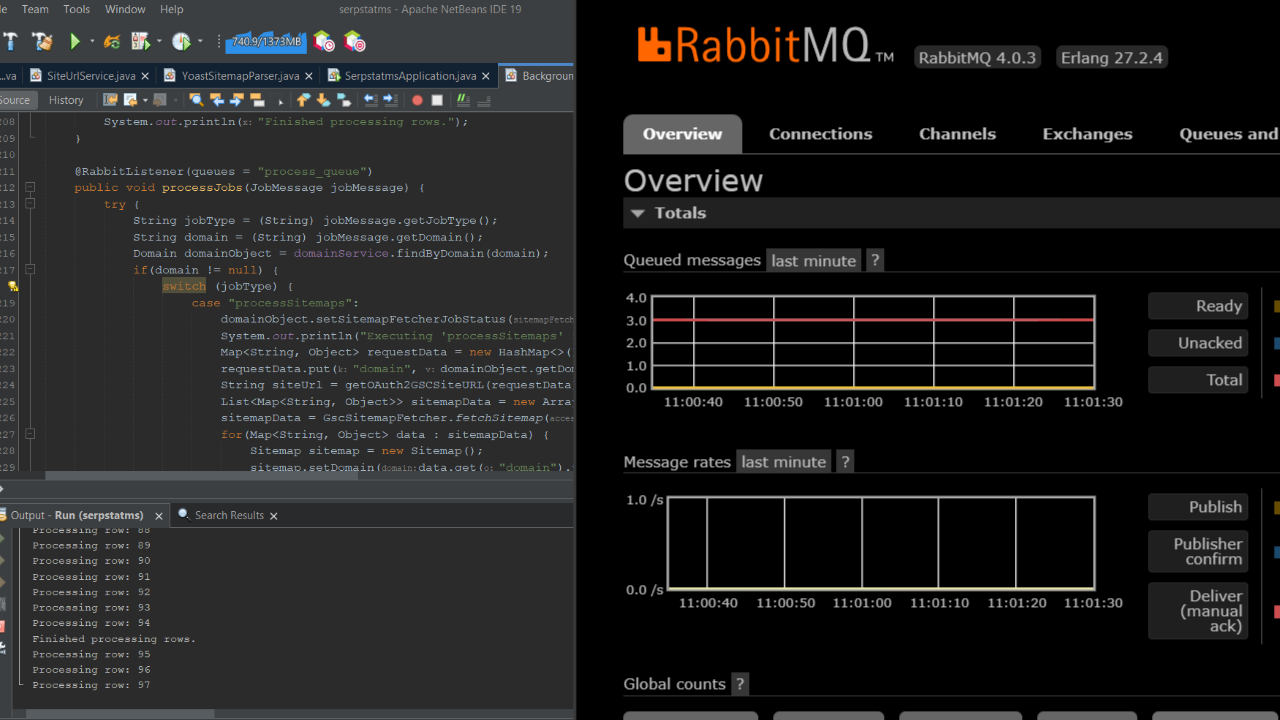How to implement Job Queuing in Spring Boot with RabbitMQ