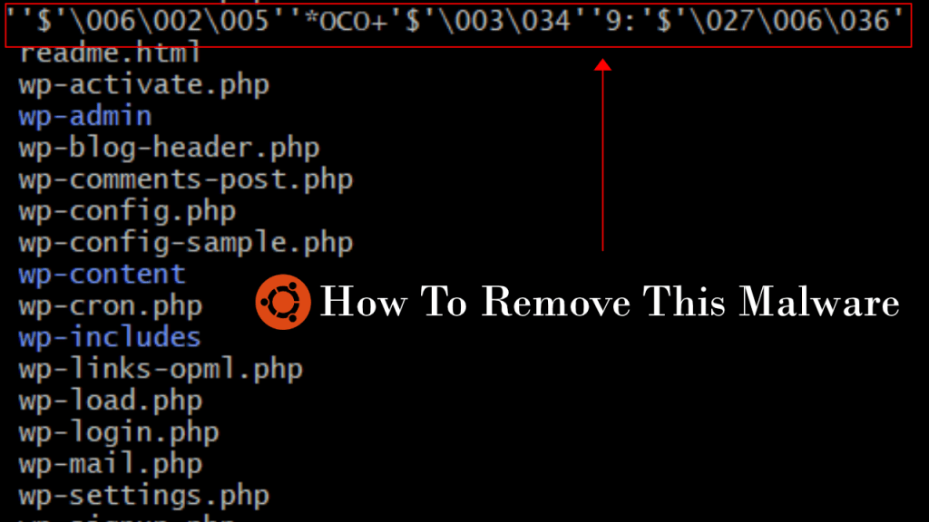 How To Remove Garbage Named Malware Files from Linux&nbsp;Servers